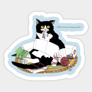 Stoned Kitty Sticker